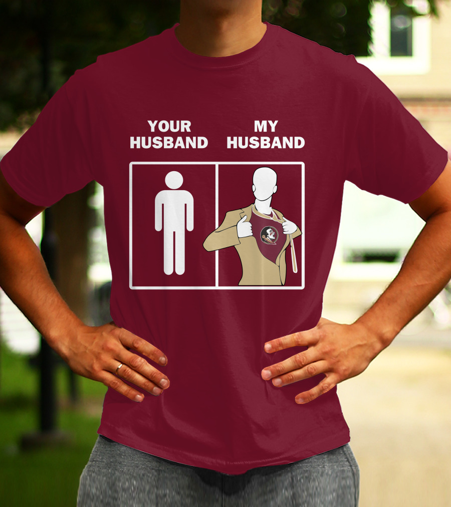 Florida State Seminoles Your Husband My Husband Superfan T-Shirt