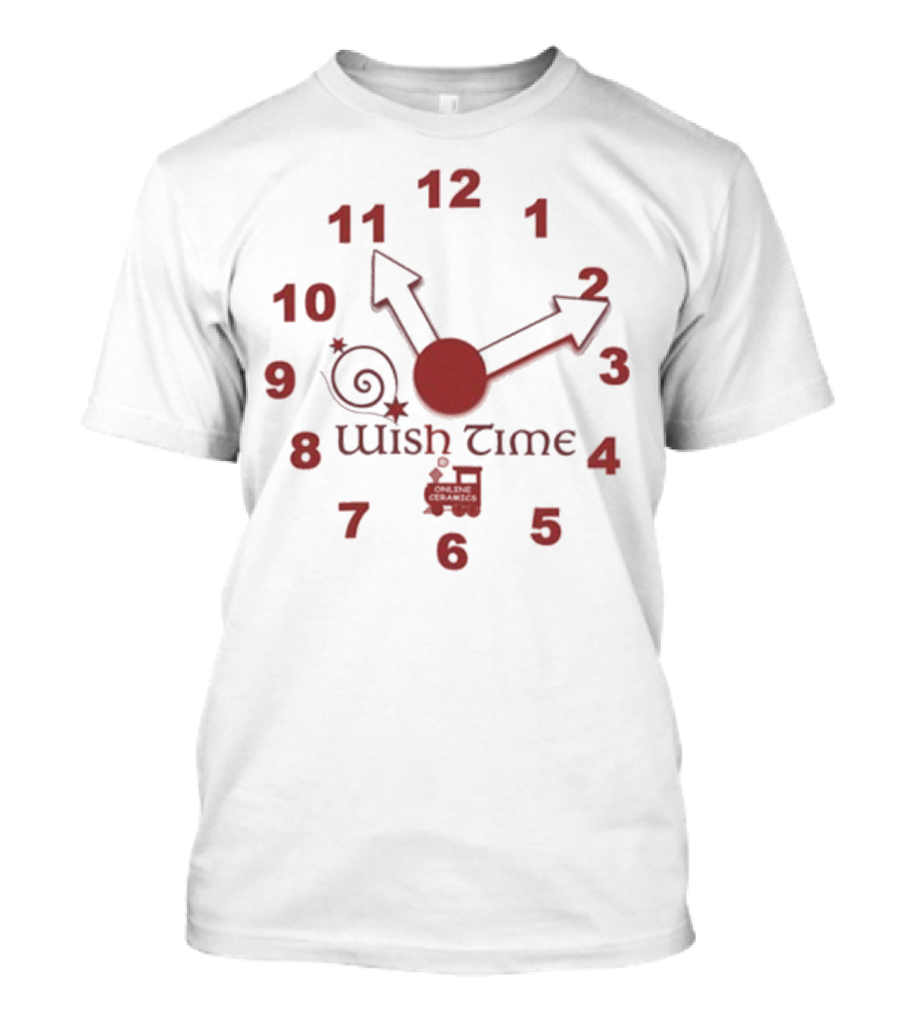Wish Time With Train And Spirals Theme T-Shirt