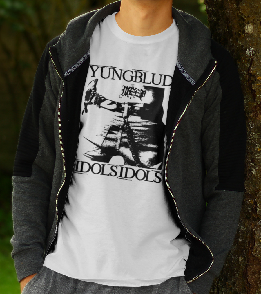 Yungblud Idolsidols Limited White Tattoo Design T-Shirt