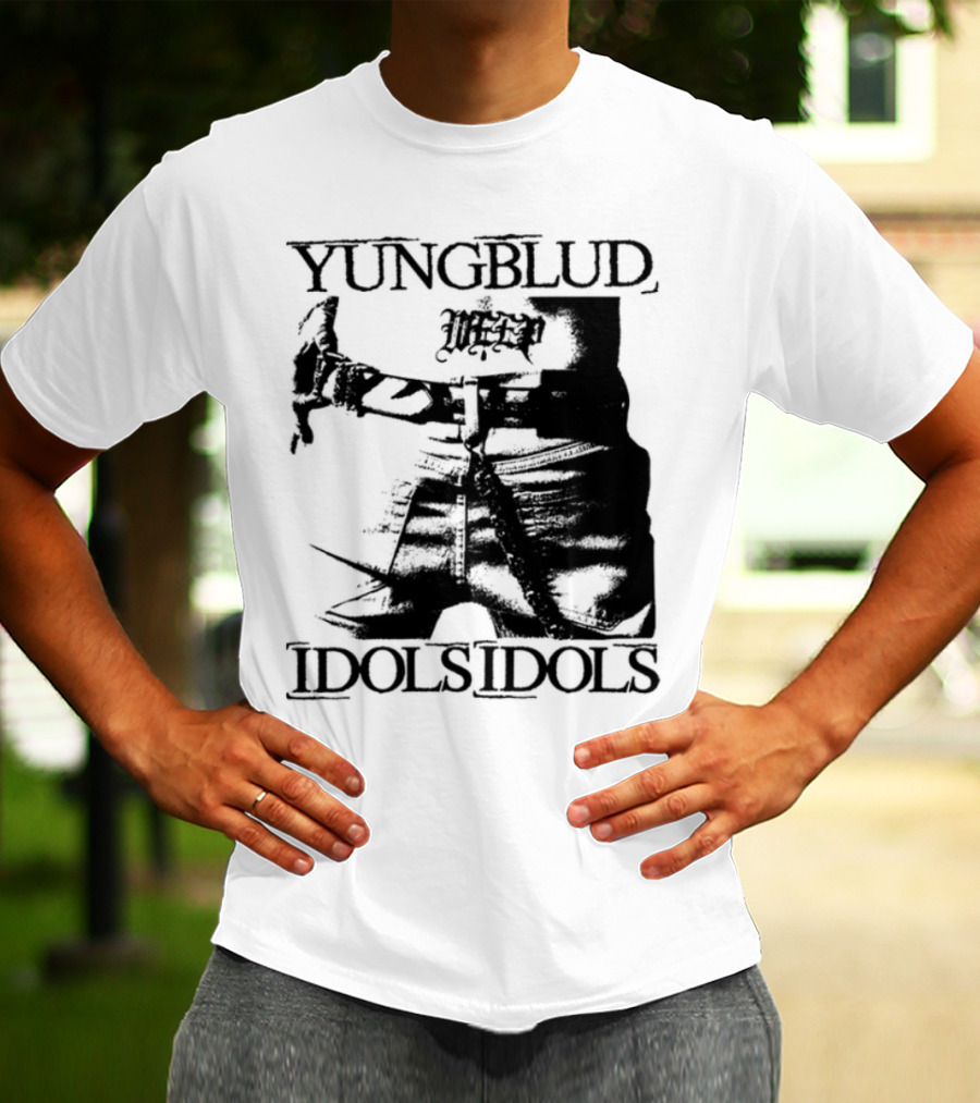 Yungblud Idolsidols Limited White Tattoo Design T-Shirt