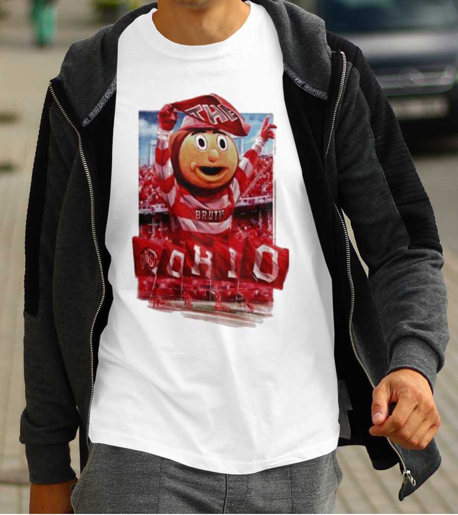 Ohio State Buckeyes Brutus Mascot At Ohio Stadium Event T-Shirt