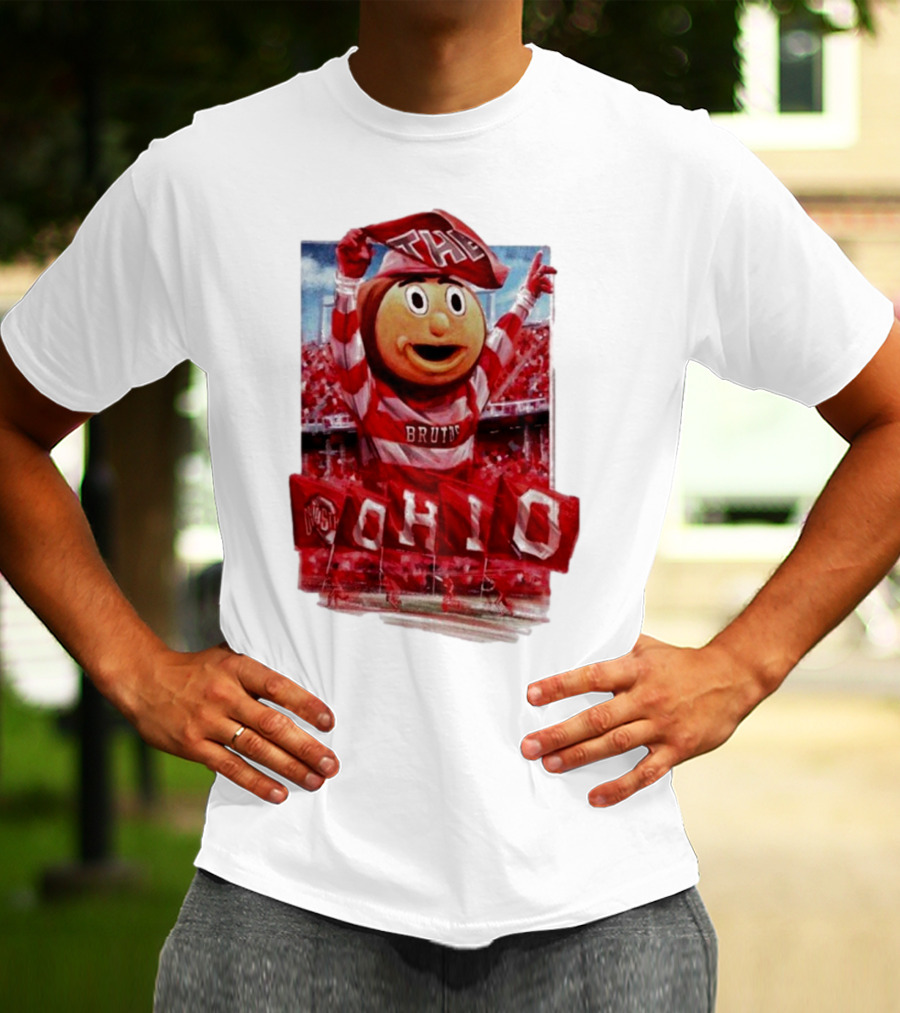 Ohio State Buckeyes Brutus Mascot At Ohio Stadium Event T-Shirt