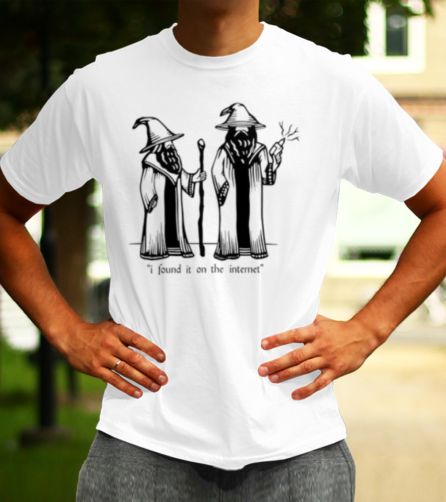 I Found It On The Internet Wizard T-Shirt