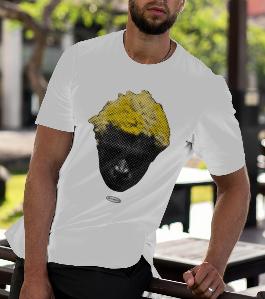 Mon Rovia Boy Yellow Hair Pop Art Style T-Shirt