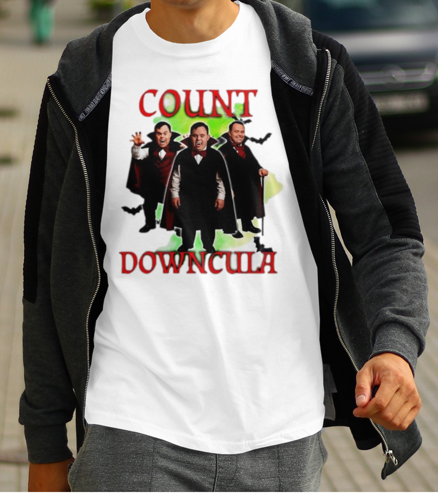 Count Downcula Halloween Vampire Costume Trio T-Shirt