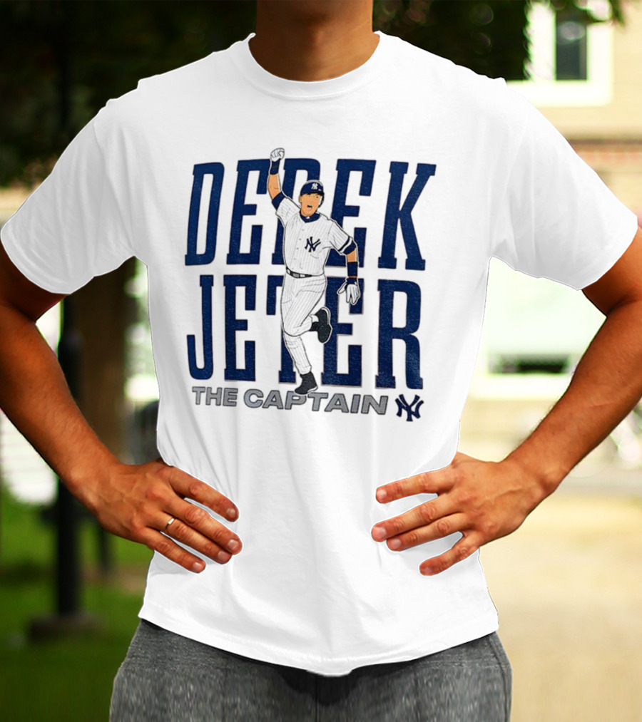 Derek Jeter The Captain New York Yankees MLB Baseball T-Shirt