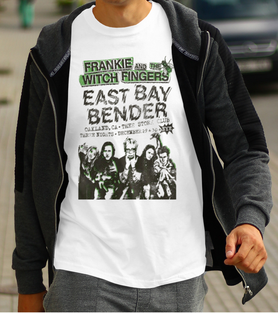 Frankie And The Witch Fingers East Bay Bender Oakland CA Thee Stork Club December 29-30 Three Nights T-Shirt