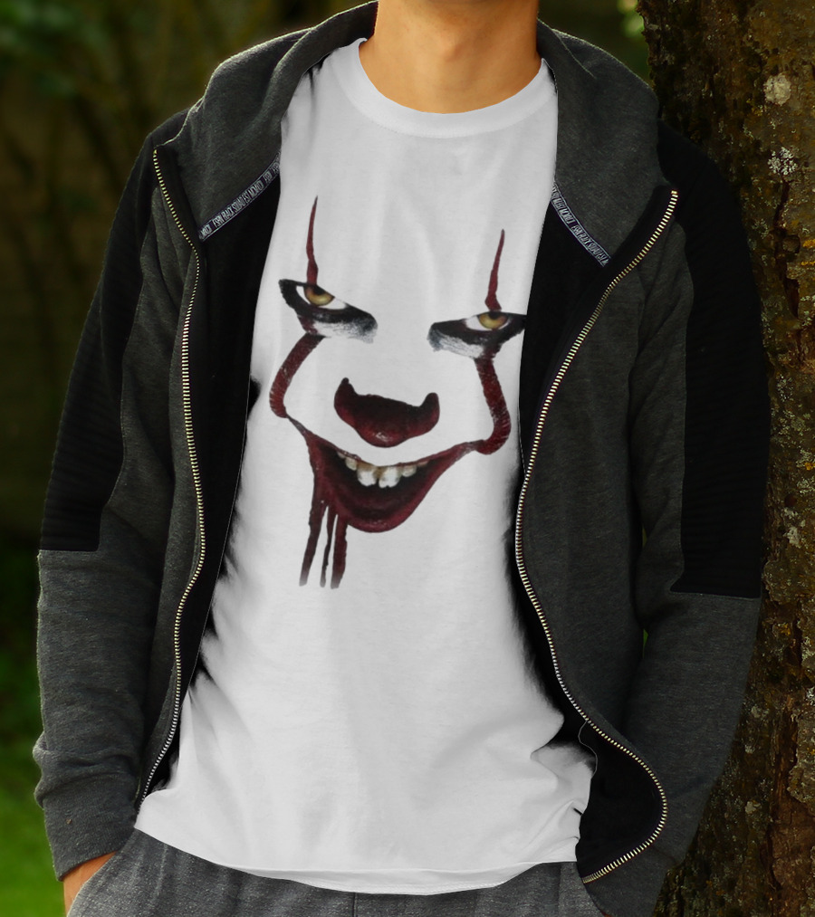 Pennywise Clown Face Halloween IT Movie T-Shirt