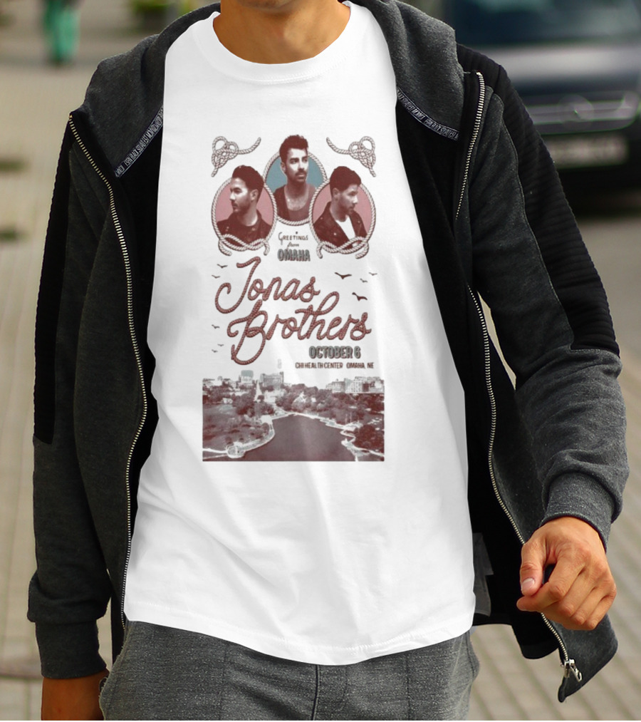 Jonas Brothers October 6 Chi Health Center Omaha NE Event T-Shirt