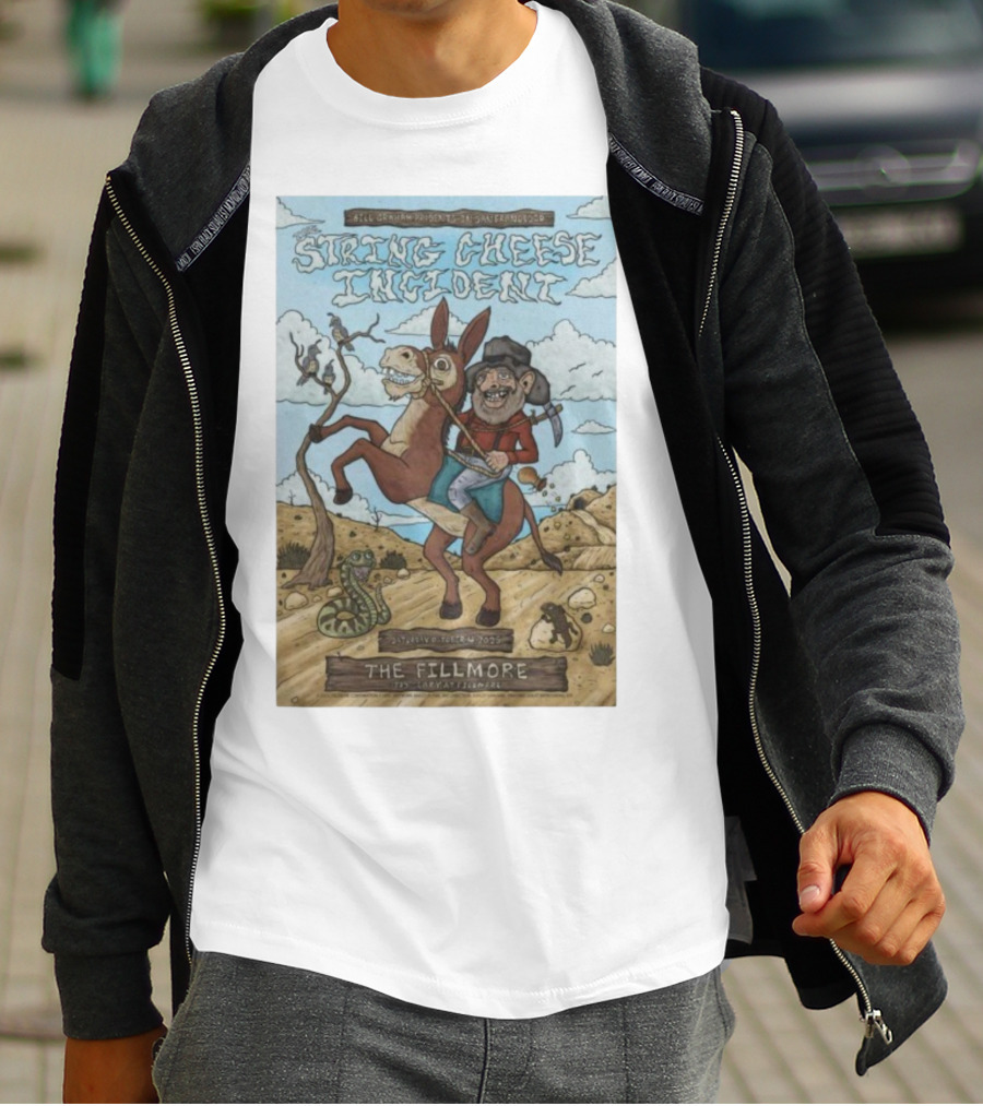 Bill Graham Presents String Cheese Incident The Fillmore San Francisco October 4 2025 Donkey T-Shirt