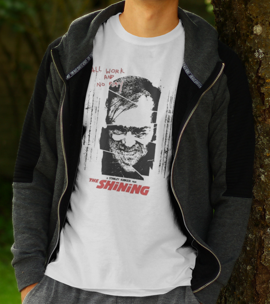 All Work And No Play Here's Johnny The Shining Overlook Hotel T-Shirt