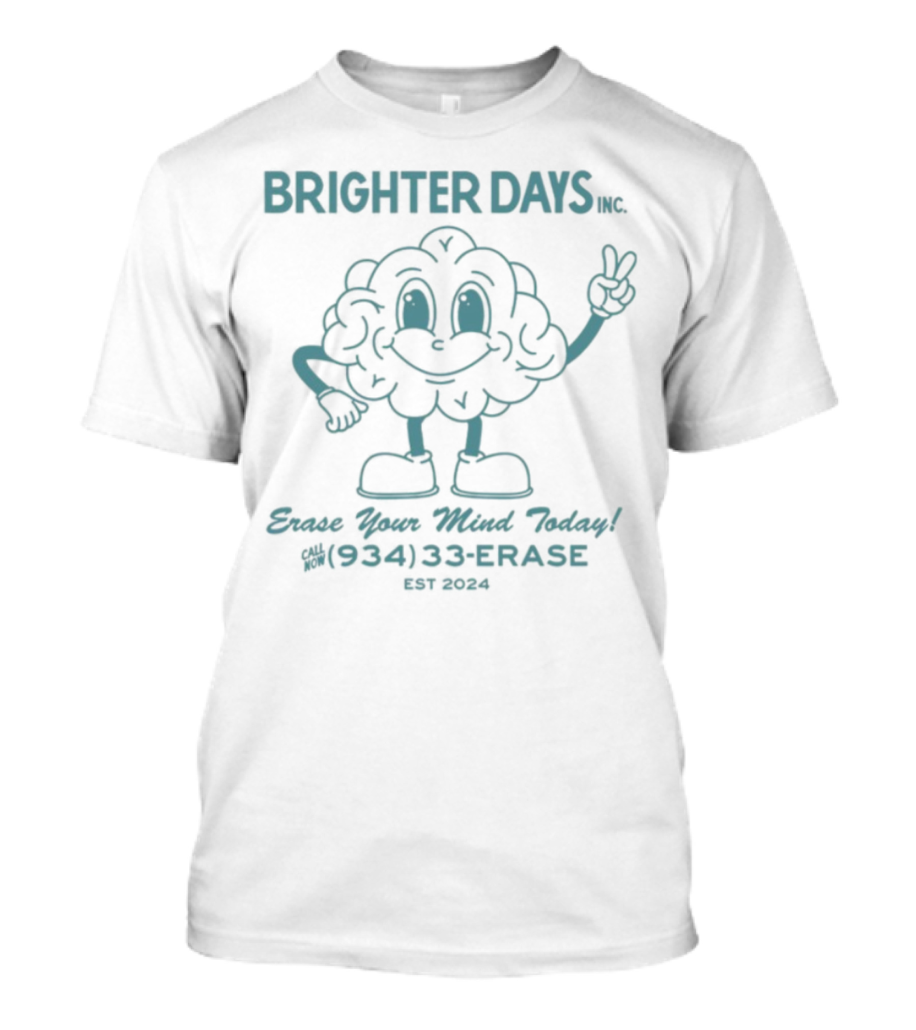 Ariana Grande Brighter Days Inc. Peace Sign Character 934 33-Erase Est 2024 T-Shirt