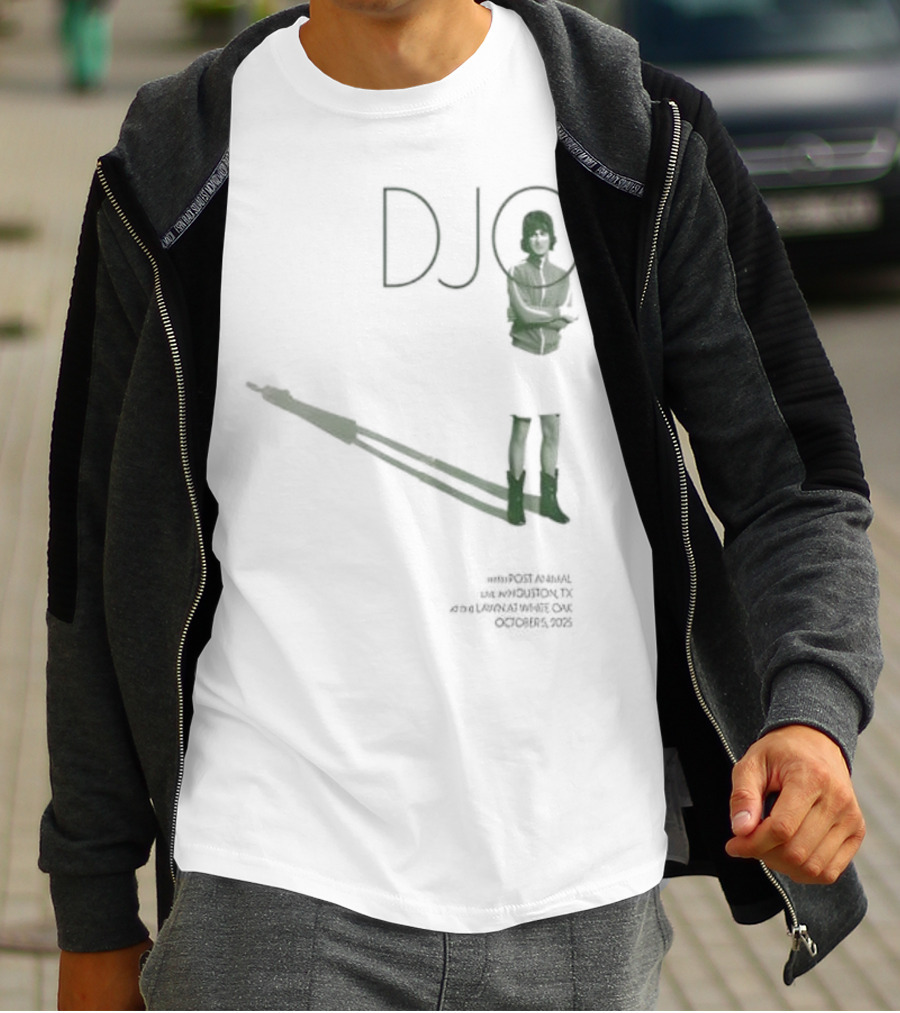 Djo White Oak Music Hall Lawn Oct 05 2025 Retro Style Performance Art T-Shirt