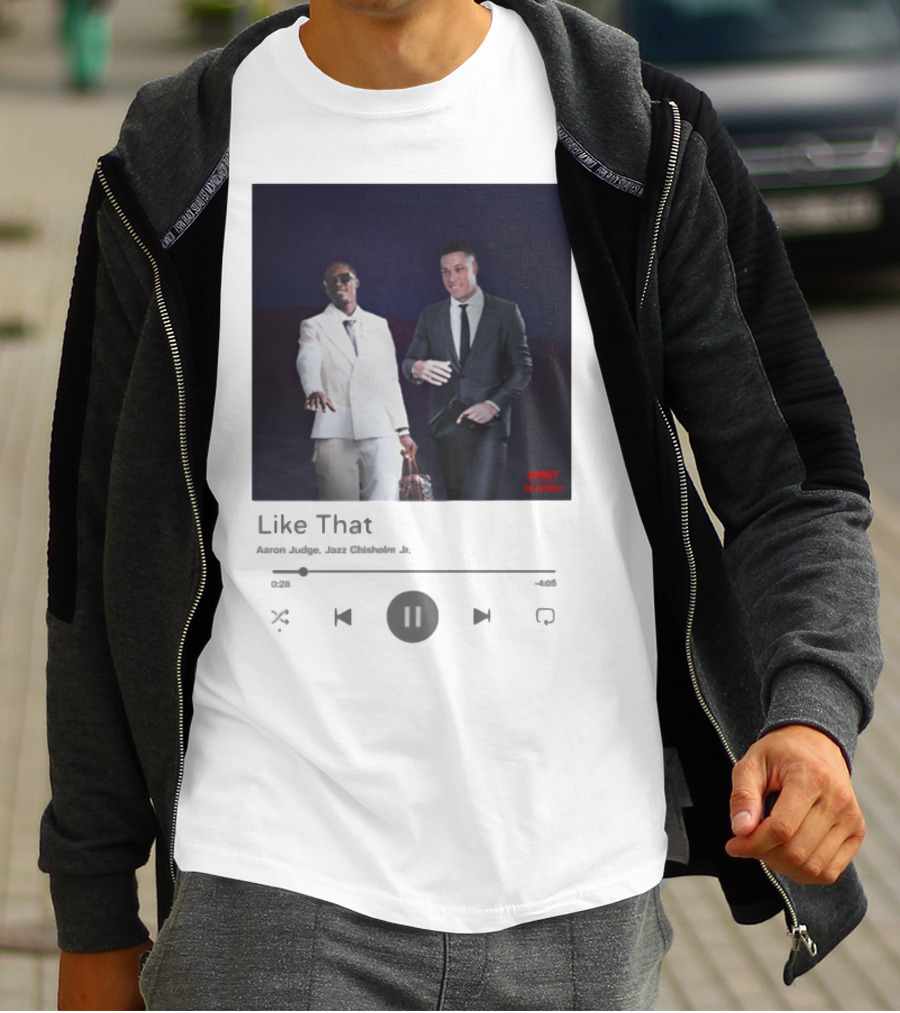 Janky Playlist Like That Aaron Judge Jr. T-Shirt
