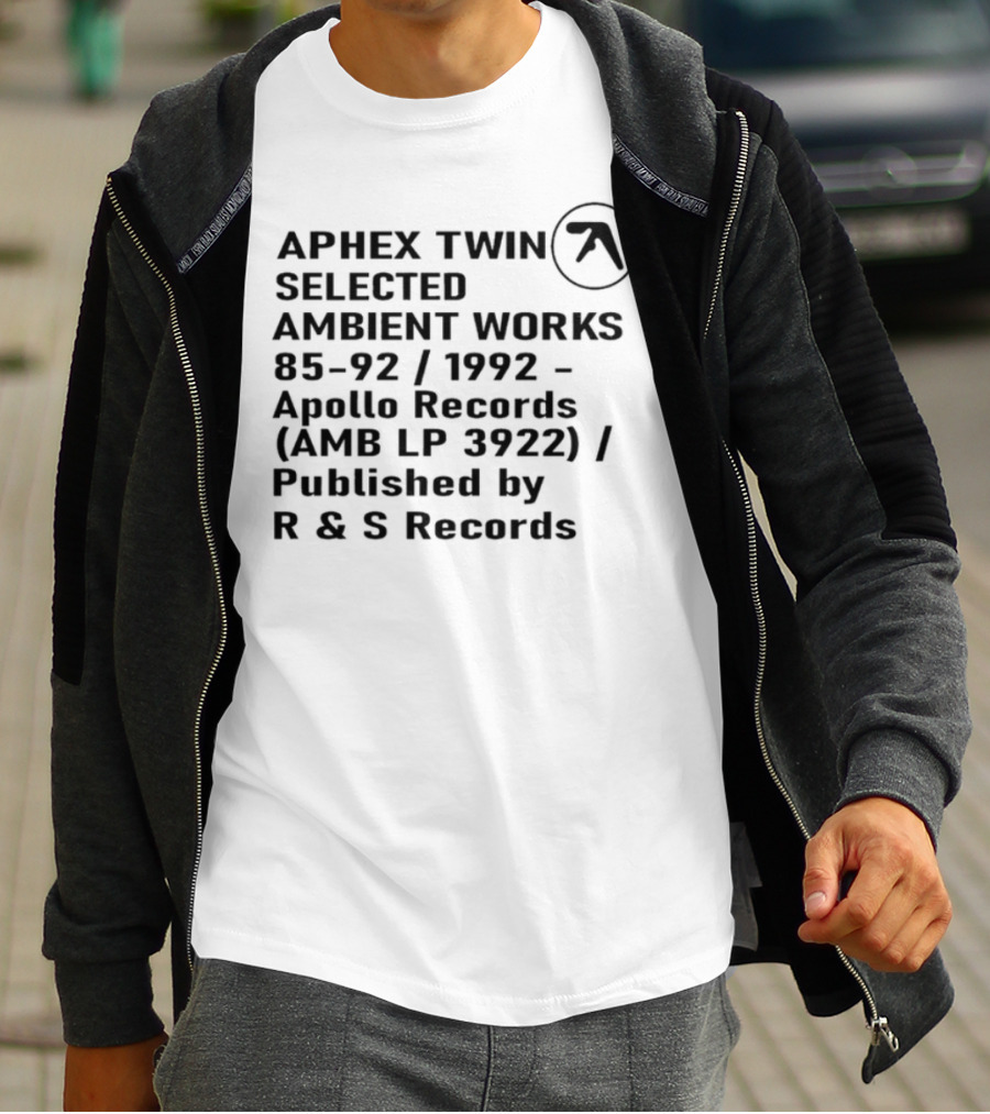 Aphex Twin Selected Ambient Works 85-92 Avalon R&S Records T-Shirt