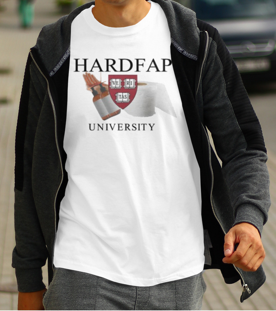 HARDFAP UNIVERSITY VERITAS CREST TOILET ROLL AND LOTION BOTTLES T-Shirt