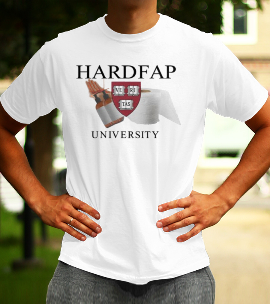 HARDFAP UNIVERSITY VERITAS CREST TOILET ROLL AND LOTION BOTTLES T-Shirt