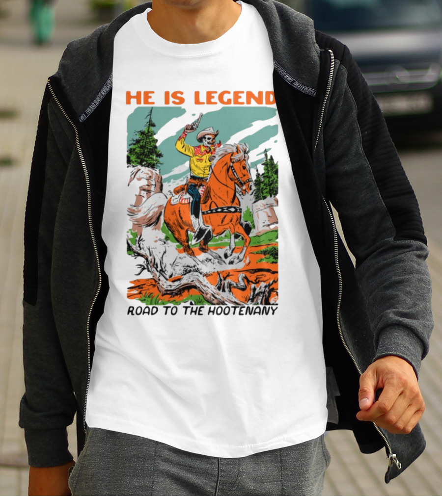 HE IS LEGEND COWBOY BACK TO THE FRONTIERS T-Shirt