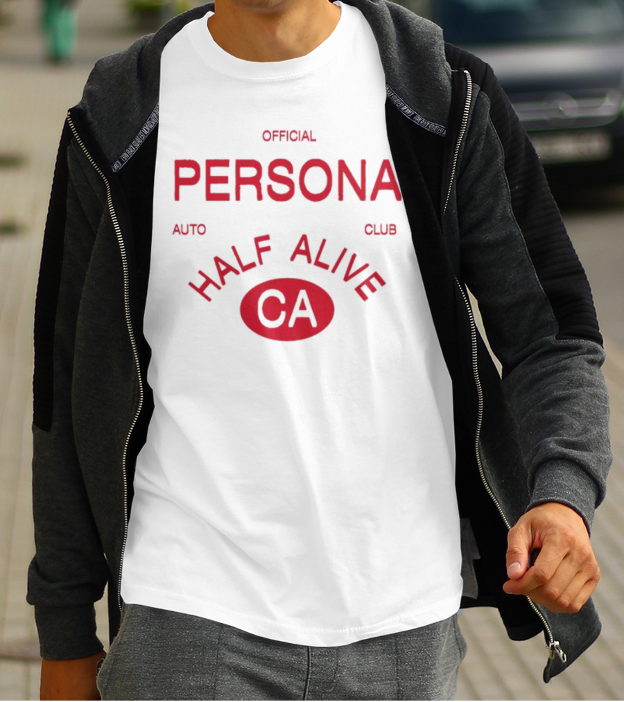 Official Persona Auto Club Half Alive CA T-Shirt