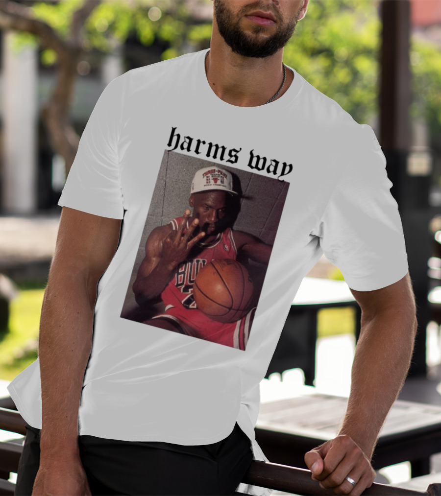 Harm's Way Bulls Basketball Legend 23 Championship Tribute T-Shirt