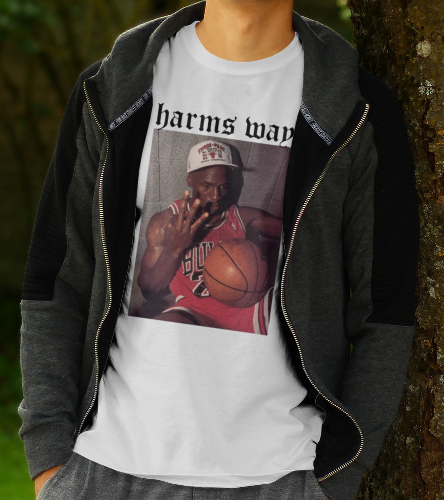 Harm's Way Bulls Basketball Legend 23 Championship Tribute T-Shirt