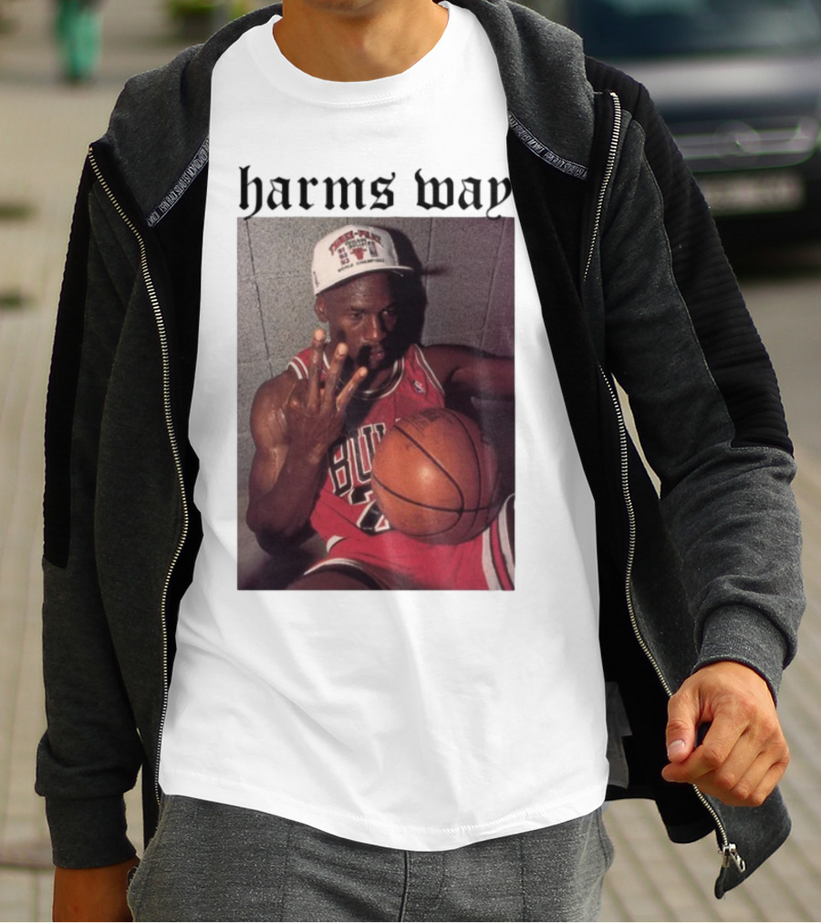 Harm's Way Bulls Basketball Legend 23 Championship Tribute T-Shirt