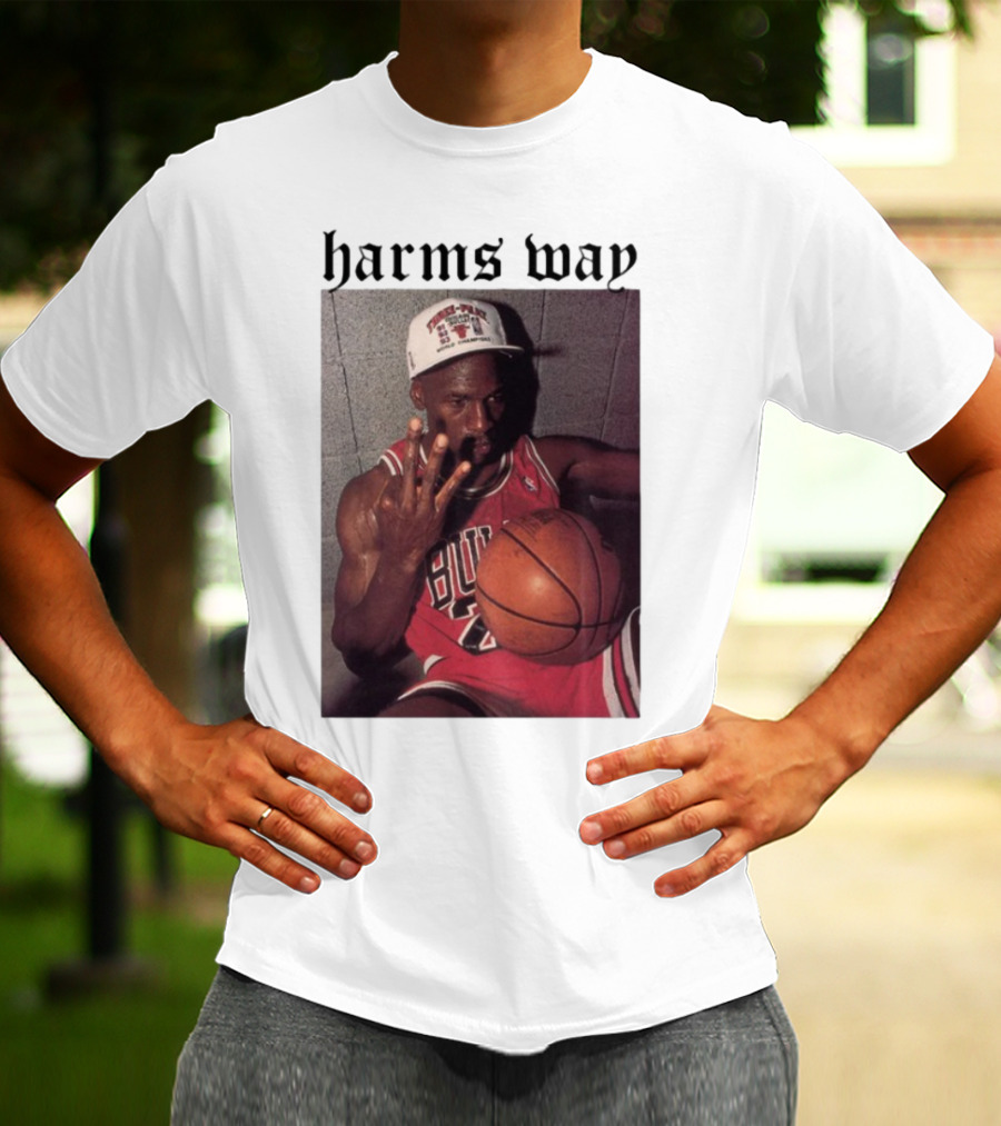 Harm's Way Bulls Basketball Legend 23 Championship Tribute T-Shirt