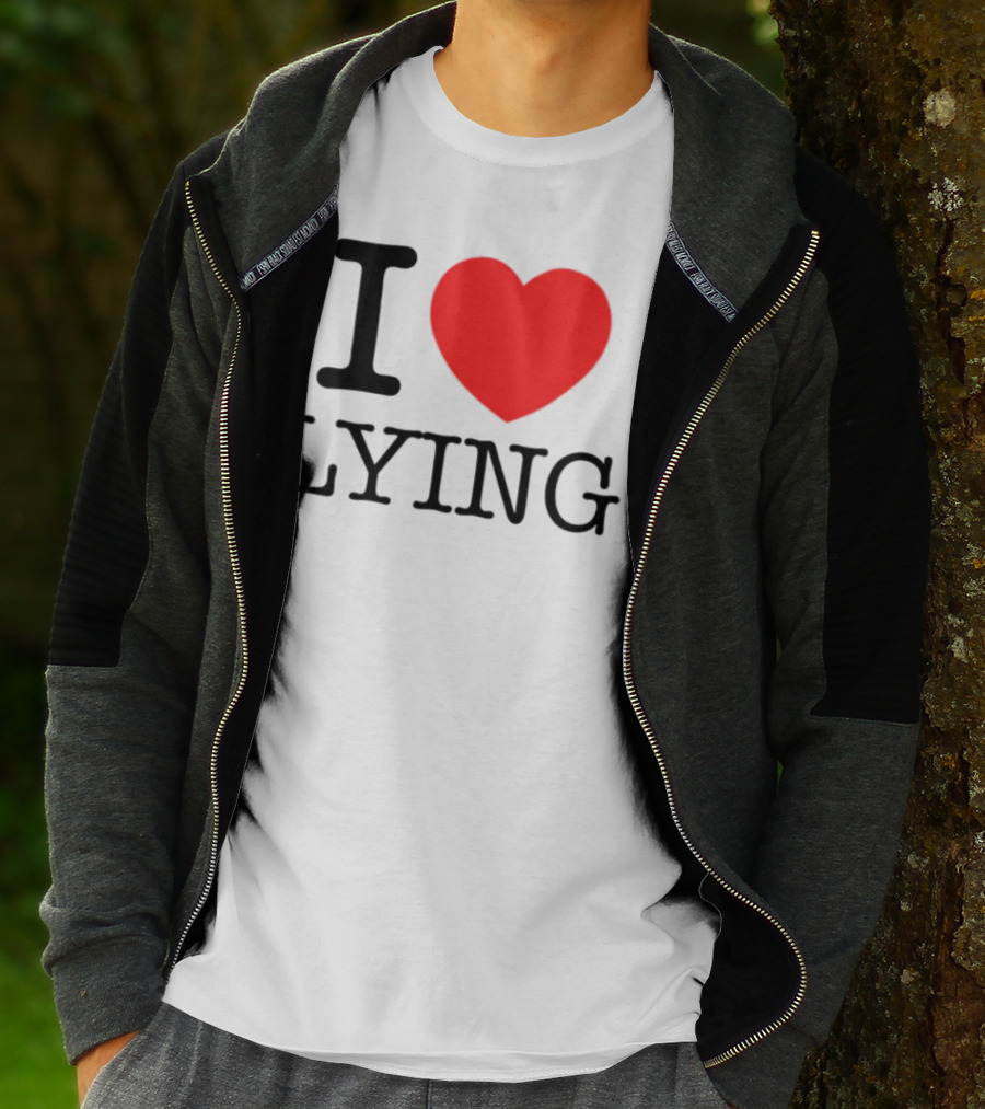 Premi Sterlin I Heart Lying Bold Statement T-Shirt