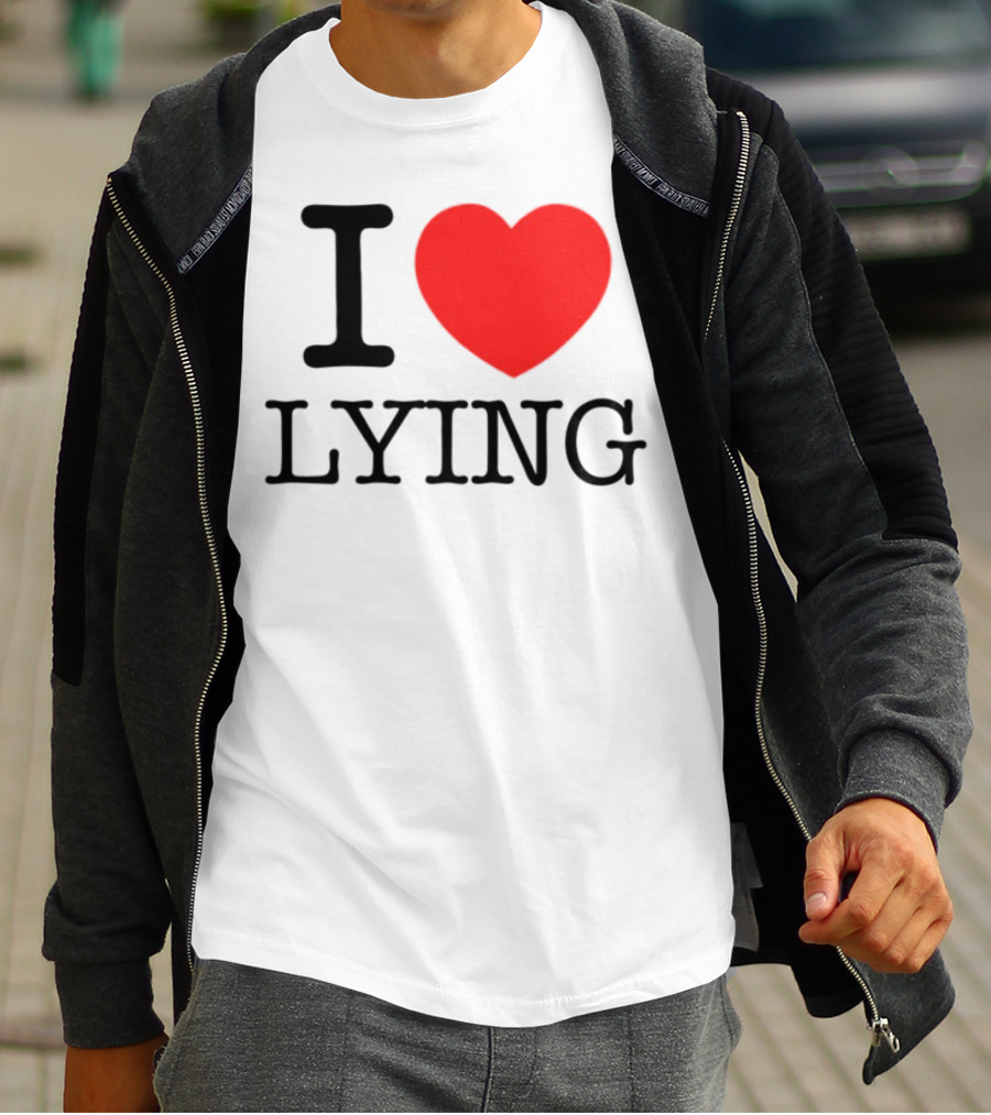 Premi Sterlin I Heart Lying Bold Statement T-Shirt