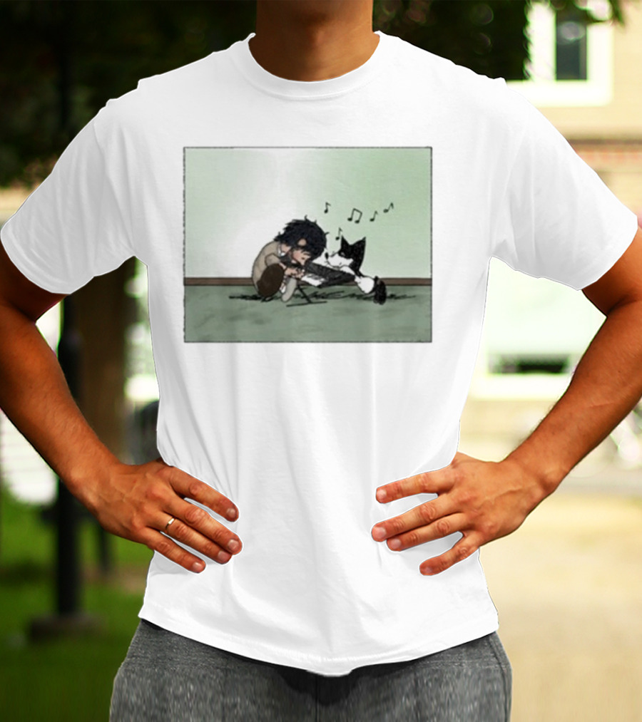 Alex G Playing Piano With Snoopy Peanuts Scene T-Shirt