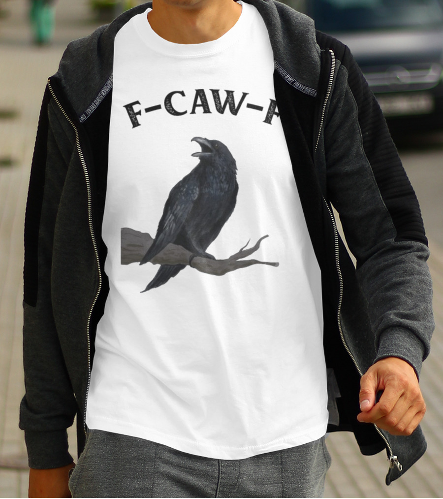 F-CAW-F Raven Bird Crowd T-Shirt