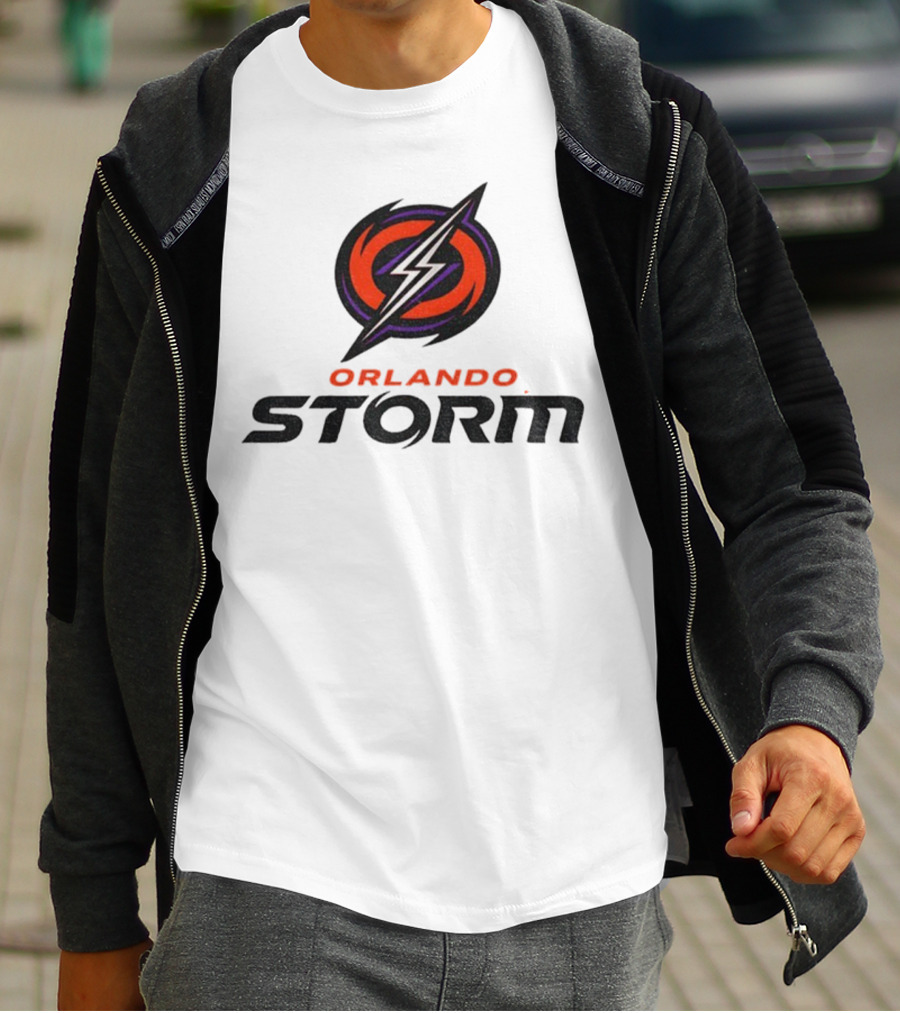 Orlando Storm 2025 Electric Symbol Crest T-Shirt