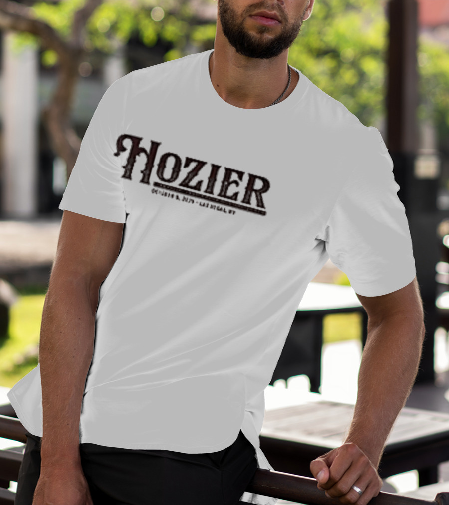 Hozier 2025 Unreal Unearth Tour Las Vegas Nevada Roses T-Shirt