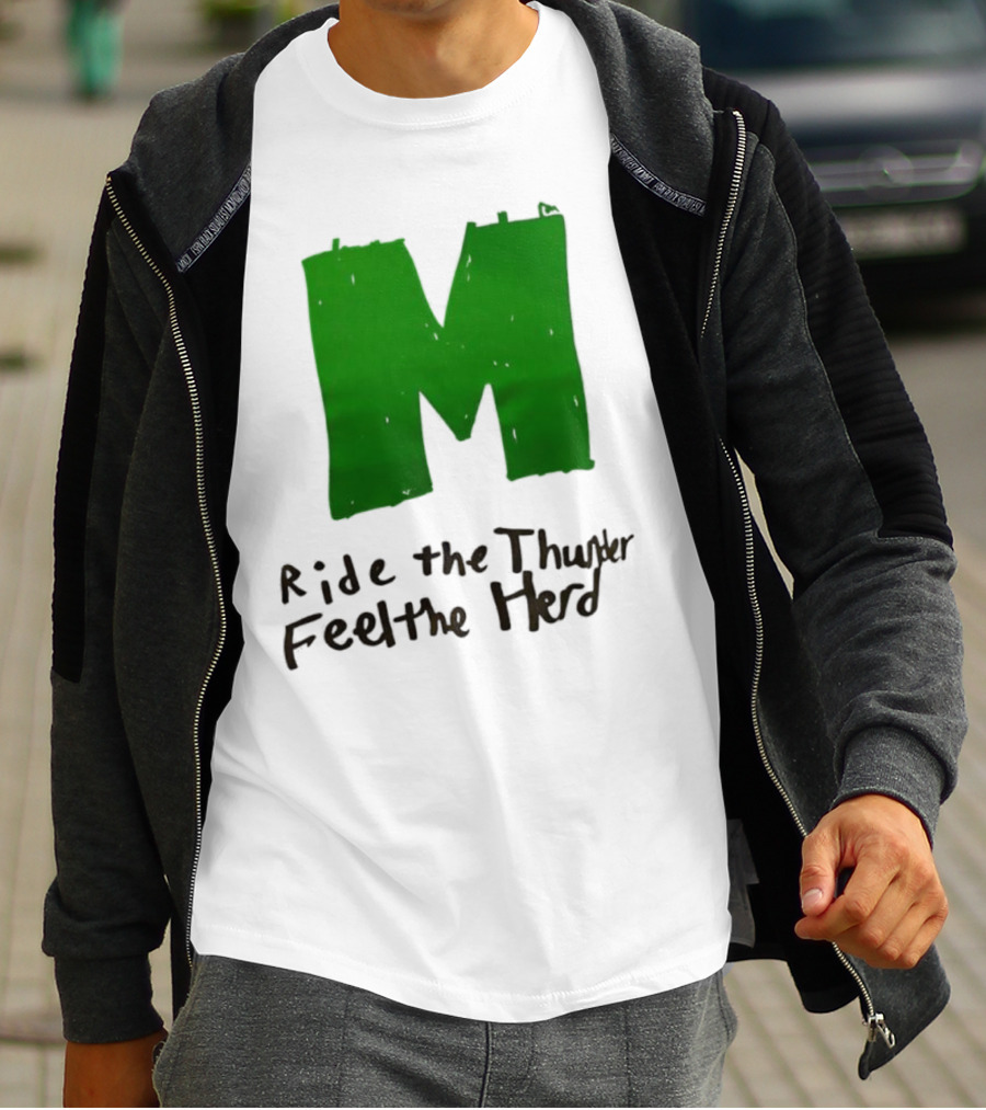 Moorpark Musketeers Ride The Thunder Feel The Herd T-Shirt