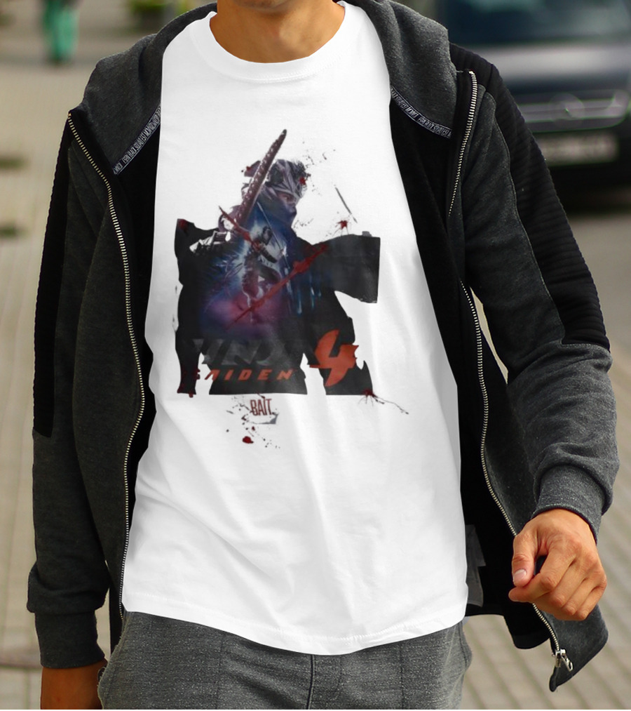 Ninja Gaiden 4 Bait Collaboration Warrior Sword Action T-Shirt