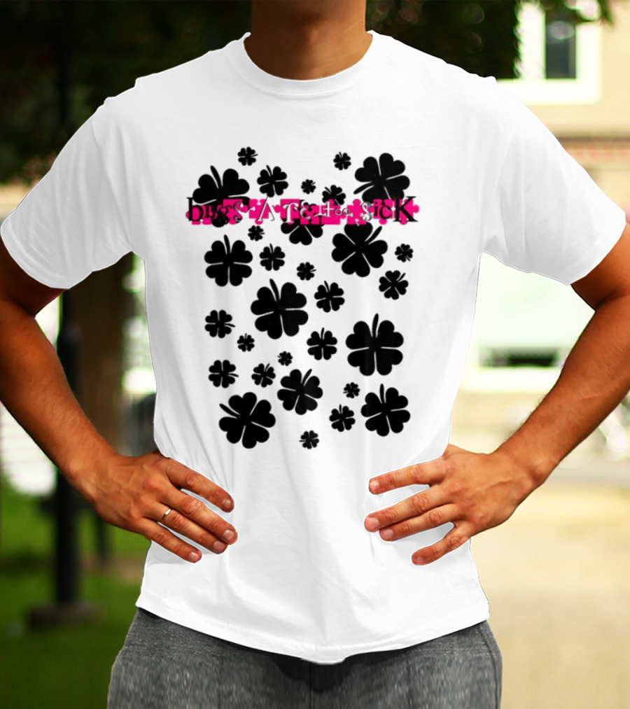 Bugs Are Too Sick Clover Lucky Pattern T-Shirt