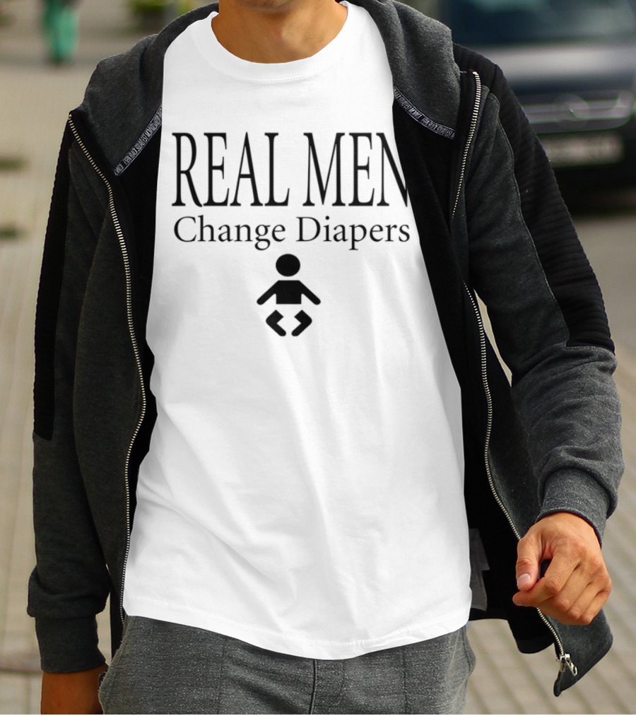 Jesse Itzler Real Men Change Diapers T-Shirt