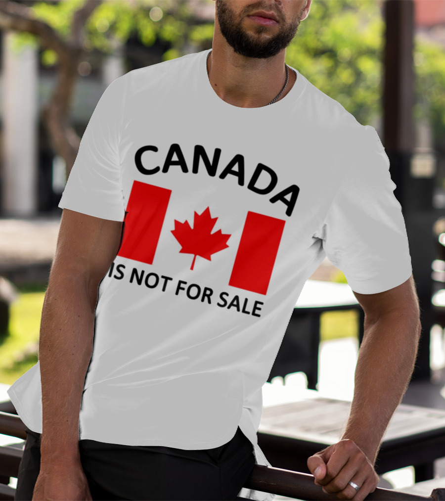 Mike Myers Canada Is Not For Sale Maple Leaf Flag T-Shirt