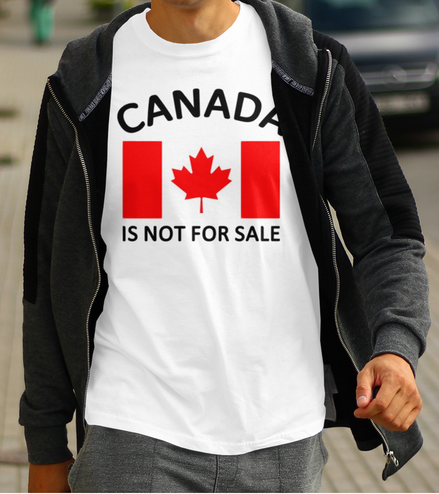 Mike Myers Canada Is Not For Sale Maple Leaf Flag T-Shirt