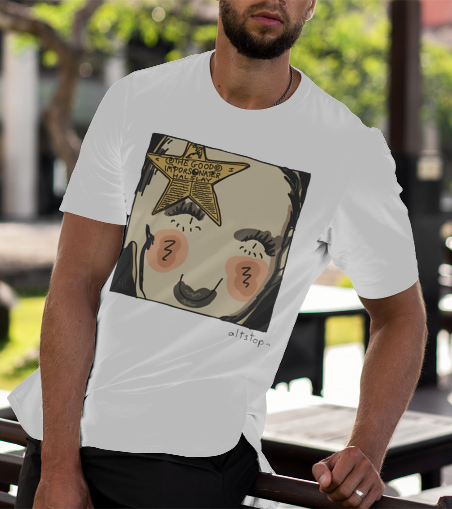 The Good Impersonator Halsey Altstop Star Face Sketch T-Shirt