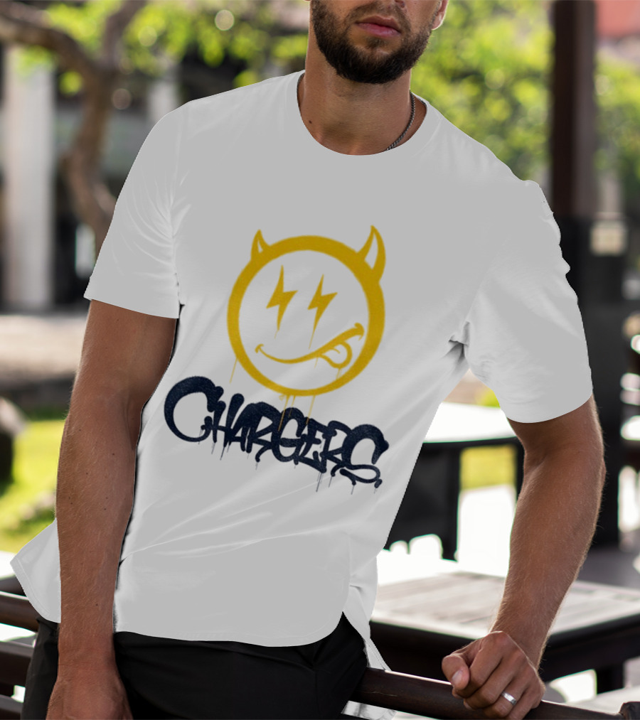 Los Angeles Chargers Devil Icon NFL 2025 T-Shirt