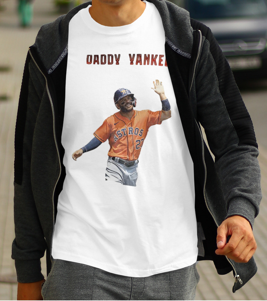 Daddy Yankee Jose Altuve Houston Astros Baseball Star T-Shirt