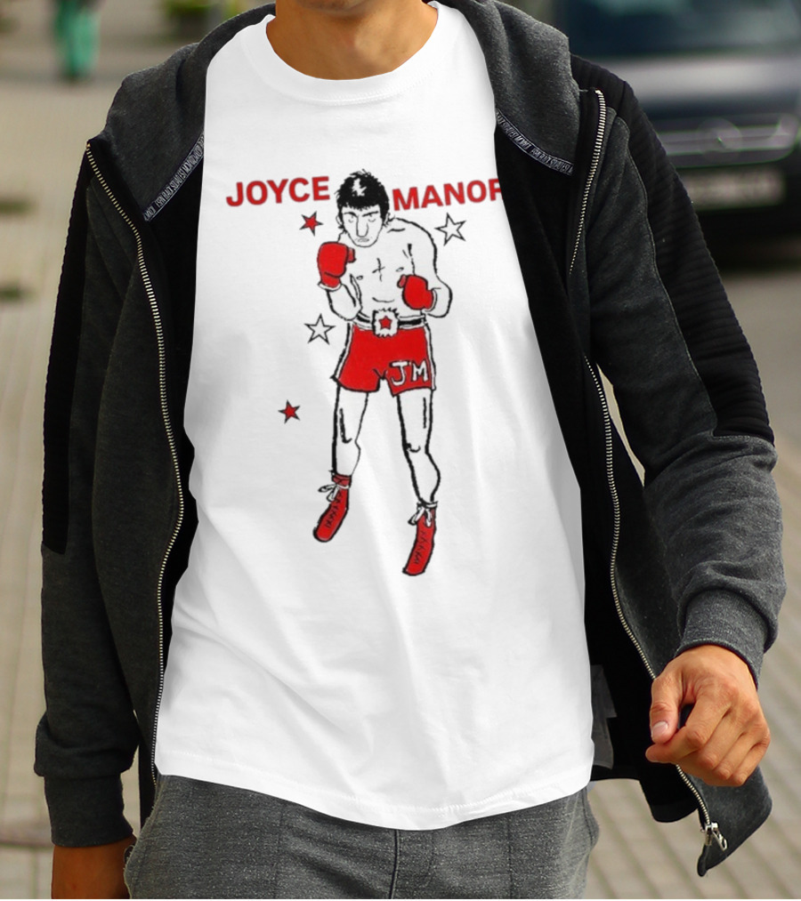 Joyce Manor JM Boxer With Red Gloves And Stars T-Shirt