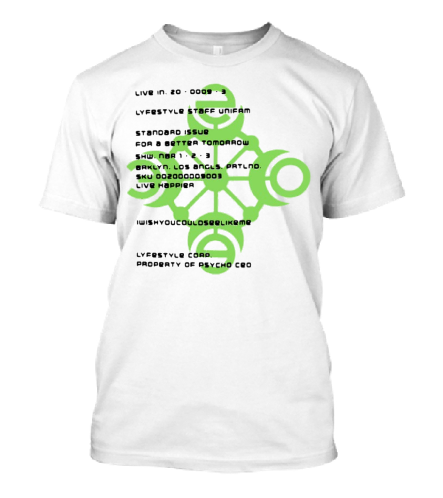 Yeat 2093 Eye Lifestyle Standard Issue Property Of Humans Now T-Shirt