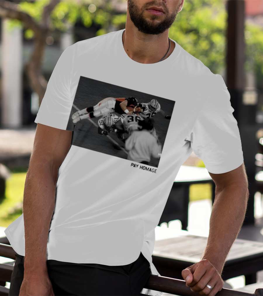 Denver Broncos John Elway Ash Pay Homage Iconic Football Moment T-Shirt