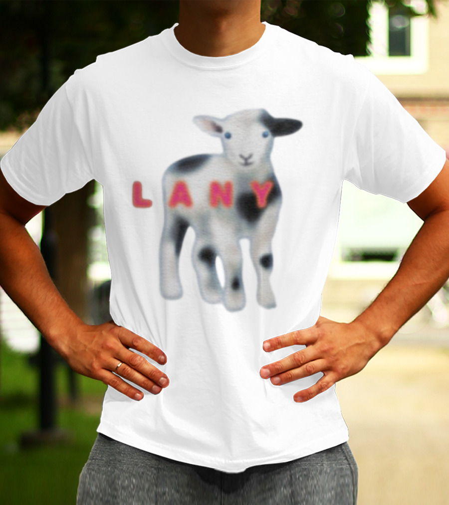 Lany Lamb Cute Animal Design T-Shirt