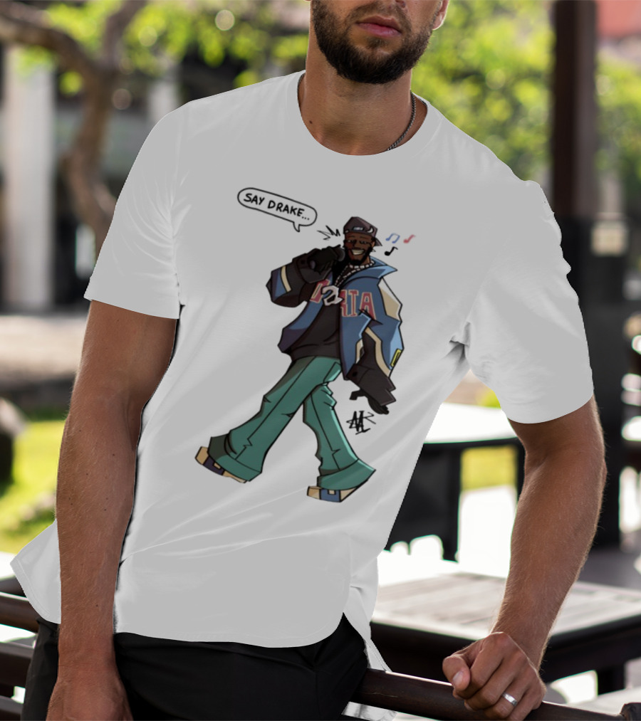 Windandsea Kendrick Lamar Say Drake Illustration T-Shirt