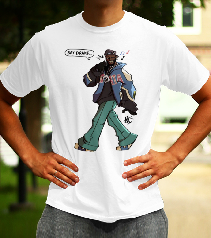 Windandsea Kendrick Lamar Say Drake Illustration T-Shirt