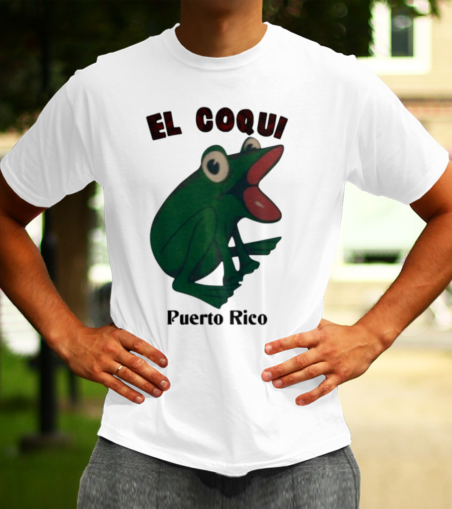 El Coqui Frog Puerto Rico Cultural Icon T-Shirt
