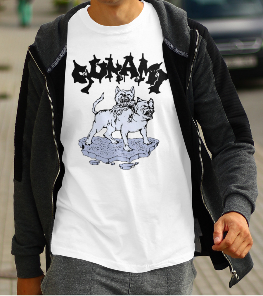 Sunami Dogs Insane Two-Headed Canine Rugged Terrain T-Shirt